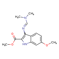 methyl 3-[(E)-[(dimethylamino)methylidene]amino]-6-methoxy-1H-indole-2-carboxylate