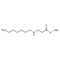 methyl 3-(heptylamino)propanoate