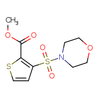 methyl 3-(morpholine-4-sulfonyl)thiophene-2-carboxylate