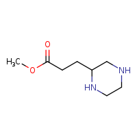 methyl 3-(piperazin-2-yl)propanoate