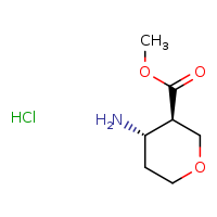 methyl (3R,4S)-4-aminooxane-3-carboxylate hydrochloride