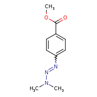 methyl 4-[(1E)-3,3-dimethyltriaz-1-en-1-yl]benzoate