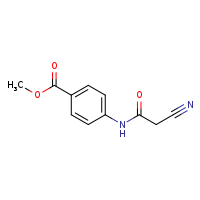 methyl 4-(2-cyanoacetamido)benzoate