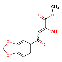 methyl 4-(2H-1,3-benzodioxol-5-yl)-2-hydroxy-4-oxobut-2-enoate
