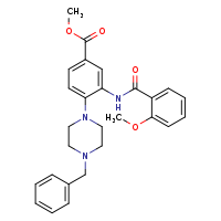 methyl 4-(4-benzylpiperazin-1-yl)-3-(2-methoxybenzamido)benzoate