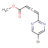 methyl 4-(5-bromopyrimidin-2-yl)buta-2,3-dienoate