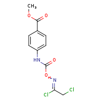 methyl 4-[({[(E)-(1,2-dichloroethylidene)amino]oxy}carbonyl)amino]benzoate