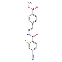 methyl 4-[(E)-{[(4-cyano-2-fluorophenyl)formamido]imino}methyl]benzoate