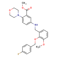 methyl 5-[({2-[(4-fluorophenyl)methoxy]-3-methoxyphenyl}methyl)amino]-2-(morpholin-4-yl)benzoate