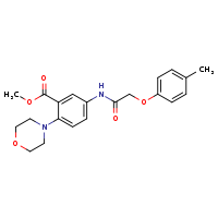 methyl 5-[2-(4-methylphenoxy)acetamido]-2-(morpholin-4-yl)benzoate