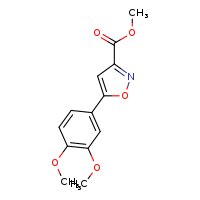 methyl 5-(3,4-dimethoxyphenyl)-1,2-oxazole-3-carboxylate