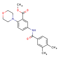 methyl 5-(3,4-dimethylbenzamido)-2-(morpholin-4-yl)benzoate