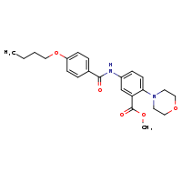 methyl 5-(4-butoxybenzamido)-2-(morpholin-4-yl)benzoate