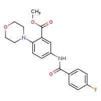 methyl 5-(4-fluorobenzamido)-2-(morpholin-4-yl)benzoate