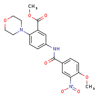 methyl 5-(4-methoxy-3-nitrobenzamido)-2-(morpholin-4-yl)benzoate