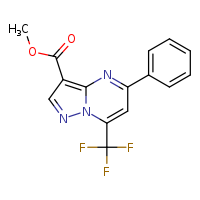 methyl 5-phenyl-7-(trifluoromethyl)pyrazolo[1,5-a]pyrimidine-3-carboxylate