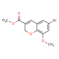 methyl 6-bromo-8-methoxy-2H-chromene-3-carboxylate
