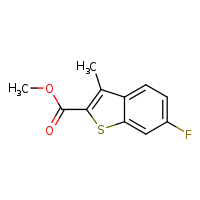 methyl 6-fluoro-3-methyl-1-benzothiophene-2-carboxylate