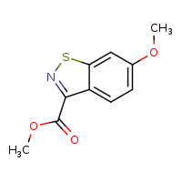 methyl 6-methoxy-1,2-benzothiazole-3-carboxylate