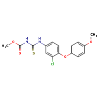 methyl N-{[3-chloro-4-(4-methoxyphenoxy)phenyl]carbamothioyl}carbamate