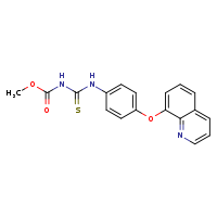 methyl N-{[4-(quinolin-8-yloxy)phenyl]carbamothioyl}carbamate