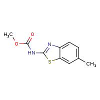 methyl N-(6-methyl-1,3-benzothiazol-2-yl)carbamate