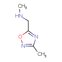 methyl[(3-methyl-1,2,4-oxadiazol-5-yl)methyl]amine