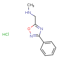 methyl[(3-phenyl-1,2,4-oxadiazol-5-yl)methyl]amine hydrochloride