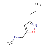 methyl[(3-propyl-1,2-oxazol-5-yl)methyl]amine