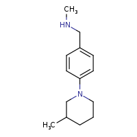 methyl({[4-(3-methylpiperidin-1-yl)phenyl]methyl})amine