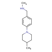 methyl({[4-(4-methylpiperidin-1-yl)phenyl]methyl})amine