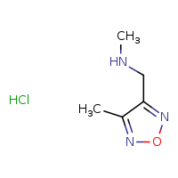 methyl[(4-methyl-1,2,5-oxadiazol-3-yl)methyl]amine hydrochloride