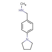 methyl({[4-(pyrrolidin-1-yl)phenyl]methyl})amine