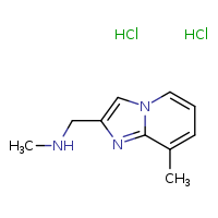 methyl({8-methylimidazo[1,2-a]pyridin-2-yl}methyl)amine dihydrochloride