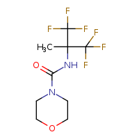 N-(1,1,1,3,3,3-hexafluoro-2-methylpropan-2-yl)morpholine-4-carboxamide