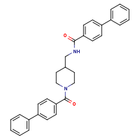N-[(1-{[1,1'-biphenyl]-4-carbonyl}piperidin-4-yl)methyl]-[1,1'-biphenyl]-4-carboxamide