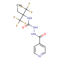 N-({[1,1,1-trifluoro-2-(trifluoromethyl)butan-2-yl]carbamoyl}amino)pyridine-4-carboxamide