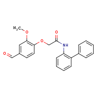 N-{[1,1'-biphenyl]-2-yl}-2-(4-formyl-2-methoxyphenoxy)acetamide