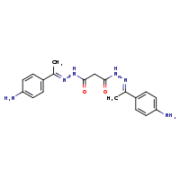 N'1-[(1E)-1-(4-aminophenyl)ethylidene]-N'3-[(1Z)-1-(4-aminophenyl)ethylidene]propanedihydrazide