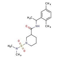 N-[1-(2,5-dimethylphenyl)ethyl]-1-(dimethylsulfamoyl)piperidine-3-carboxamide