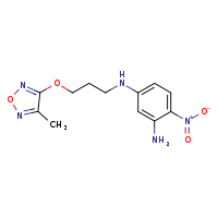 N1-{3-[(4-methyl-1,2,5-oxadiazol-3-yl)oxy]propyl}-4-nitrobenzene-1,3-diamine