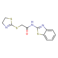 N-(1,3-benzothiazol-2-yl)-2-(4,5-dihydro-1,3-thiazol-2-ylsulfanyl)acetamide