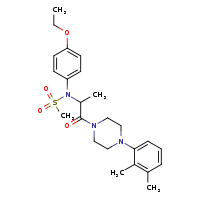 N-{1-[4-(2,3-dimethylphenyl)piperazin-1-yl]-1-oxopropan-2-yl}-N-(4-ethoxyphenyl)methanesulfonamide