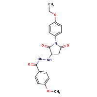 N'-[1-(4-ethoxyphenyl)-2,5-dioxopyrrolidin-3-yl]-4-methoxybenzohydrazide