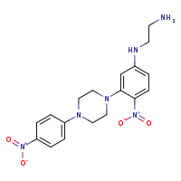N1-{4-nitro-3-[4-(4-nitrophenyl)piperazin-1-yl]phenyl}ethane-1,2-diamine