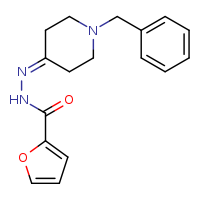 N'-(1-benzylpiperidin-4-ylidene)furan-2-carbohydrazide