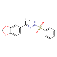 N'-[(1E)-1-(2H-1,3-benzodioxol-5-yl)ethylidene]benzenesulfonohydrazide