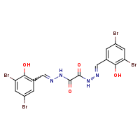 N'1-[(E)-(3,5-dibromo-2-hydroxyphenyl)methylidene]-N'2-[(Z)-(3,5-dibromo-2-hydroxyphenyl)methylidene]ethanedihydrazide