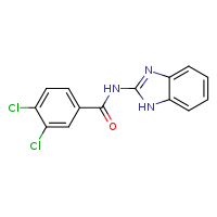 N-(1H-1,3-benzodiazol-2-yl)-3,4-dichlorobenzamide