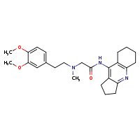 N-{1H,2H,3H,5H,6H,7H,8H-cyclopenta[b]quinolin-9-yl}-2-{[2-(3,4-dimethoxyphenyl)ethyl](methyl)amino}acetamide